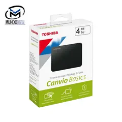 TOSHIBA - Disco Duro Externo Canvio Basics 4tb Negro Usb 3.0