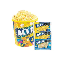 GENERICO - Combo Crispetas Act Il X 3 Unds + Gratis 1 Tazón