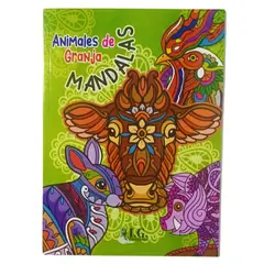 BOOKS - Mega Libros De Mándalas Animales De La Granja Para Colorear