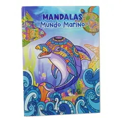 BOOKS - Mega Libros De Mándalas Animales Marinos Para Colorear