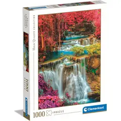 CLEMENTONI - Rompecabezas Adultos 1000 Piezas Cascada En Bosque Colorido