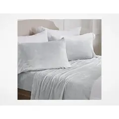 SIRENITAS - Juego de sabanas térmicas para cama doble color Gris perla