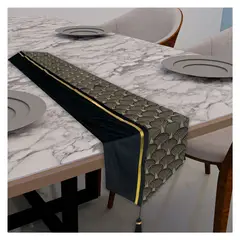 HOMETEX - CAMINO DE MESA KARLE NEGRO