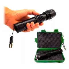 GENERICO - Potente Linterna Militar Zoom Recargable 25000lm 5 Modos