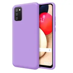 GENERICO - Funda Estuche Silicone Case Compatible Con Samsung A02S Lila