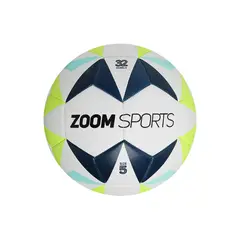 ZOOM SPORT - Balon De Futbol N°5 Mabuti Zoom Sports Verde Azul 32 Paneles