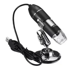 GENERICO - Microscopio Usb Digital 1000x 8 Led Electronico Capilografo