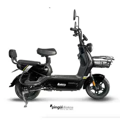 BIOBICI - Bicicleta Eléctrica Pingüi Biobicis 2026 Color Negro 500W