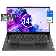 LENOVO - V14 INTEL CORE I7-1355U SSD 2TB RAM 40GB LED 14 FULL HD