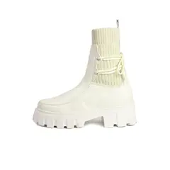 INCO - Botines Mujer Blanco Frida