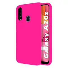 GENERICO - Funda Estuche Silicone Case Compatible Samsung A20s Fucsia