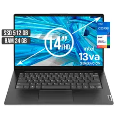 LENOVO - V14 INTEL CORE I7-1355U SSD 512GB RAM 24GB LED 14 FULL HD