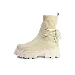 INCO - Botines Mujer Beige Frida