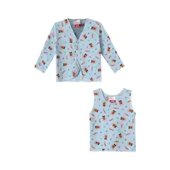 SANTANA - Camiseta Manga Larga + Esqueleto Bebé Niño Verde Lima