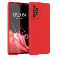 GENERICO - Funda Estuche Silicone Case Compatible Samsung A72 Rojo