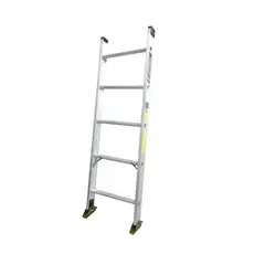 ESCALERAS DE COLOMBIA - Escalera Certificada Tipo Sencilla En Aluminio 5 pasos / 1.50 Metros 136 Kg.