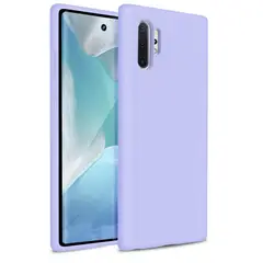 GENERICO - Funda Estuche Silicone Case Compatible Con Samsung Note 10 Pro Lila