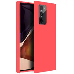 GENERICO - Funda Estuche Silicone Case Compatible Samsung Note 20 Salmon