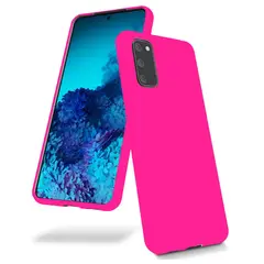 GENERICO - Funda Estuche Silicone Case Compatible Samsung S20 Fucsia