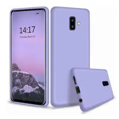 GENERICO - Funda Estuche Silicone Case Compatible Samsung J6 Plus Lila