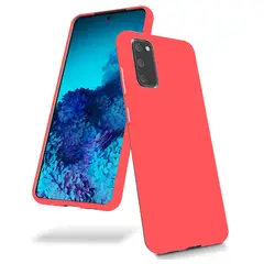 GENERICO - Funda Estuche Silicone Case Compatible Samsung S20 Salmon