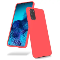 GENERICO - Funda Estuche Silicone Case Compatible Con Samsung S20 FE Salmon