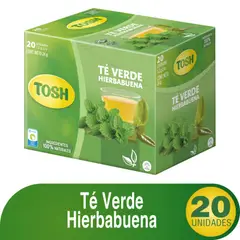 TOSH - Té verde Hierbabuena 20 unidades
