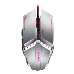 GENERICO - Mouse juegos Gamer G7 alambrico 7D RGB 3200 dpi