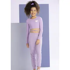 MARKETING PERSONAL - Conjunto Infantil Femenino Lila Mp 100485