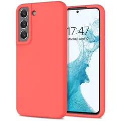 GENERICO - Funda Estuche Silicone Case Compatible Samsung S22 Plus Salmon