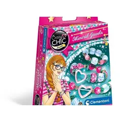 CLEMENTONI - Set Para Hacer Pulseras Glamurosas Perlas Brillantes Niñas