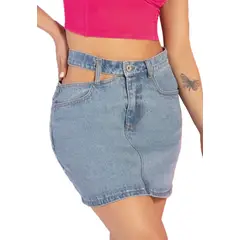 ATYPICAL - Falda Corta Mujer Azul 7025