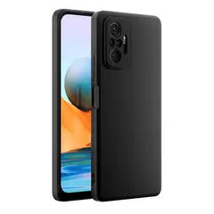 GENERICO - Funda Estuche Silicone Case Compatible Con Xiaomi Note 10 Pro Negro