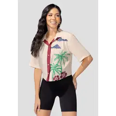 ATYPICAL - Camisa Mujer Caqui 100677