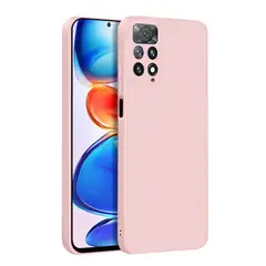 GENERICO - Funda Estuche Silicone Case Compatible Con Xiaomi Note 11 Pro Rosa