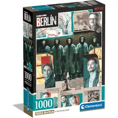 CLEMENTONI - Rompecabezas Adultos De 1000 Piezas La Casa De Papel Berlín