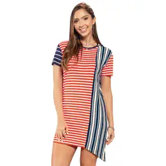 ATYPICAL - Vestido Corto Mujer Multicolor 7167