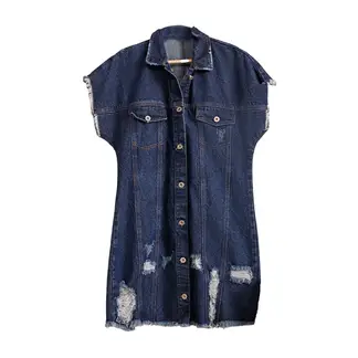 ATYPICAL - Vestido Corto Mujer Azul 7955