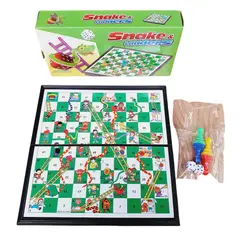 GENERICO - Juego Escalera Magnético Juego Mesa Portable 18cm Fichas