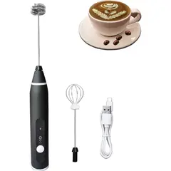 GENERICO - Mini Batidor Eléctrico Portátil Mezclador Recargable 2 En 1