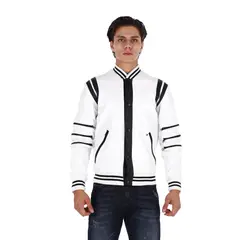 LA CHAQUETERIA - Chaqueta en Cuero Blanco Gamba