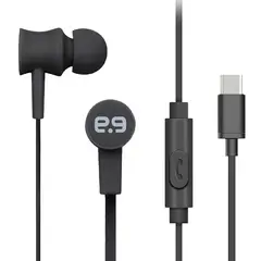 PURE GEAR - Puregear Audifono con Cable USB-C PureBoom Manos Libres Negro