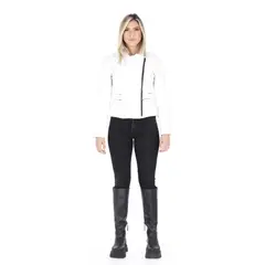 LA CHAQUETERIA - Chaqueta en Cuero Blanco W18