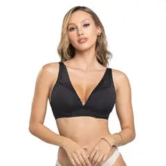 FORMAS INTIMAS - Brasier Mujer Negro FI 100951