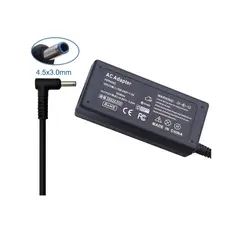 GENERICO - Cargador Para Hp Punta Azul 195v 33a 65w 45x30mm