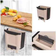 ONE PIXEL - Basurero De Plastico Ahorrador De Espacio Plegable Colgador