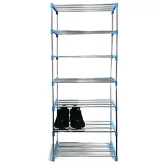GENERICO - Organizador De Zapatos Practico Zapatero Portatil 7 Niveles AZUL