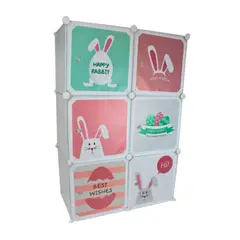 GENERICO - Armario Organizador Ropa Y Juguetes Modulos Closet Portatil Niña