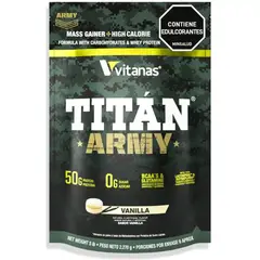 VITANAS - Titan Army Proteina Hipercalorica 5 Libras
