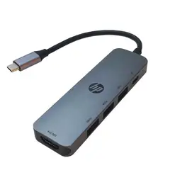 HP - Hub Multiplicador USB-C 5 En 1 HDMI Carga Rapida TC232